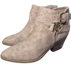 GUESS Tan Short Booties